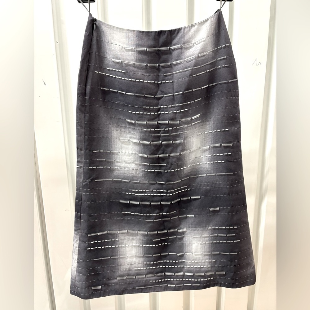 PRADA VINTAGE Y2K BEADED MIDI SKIRT ITALY